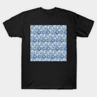 Hexagonal Floral Pattern T-Shirt